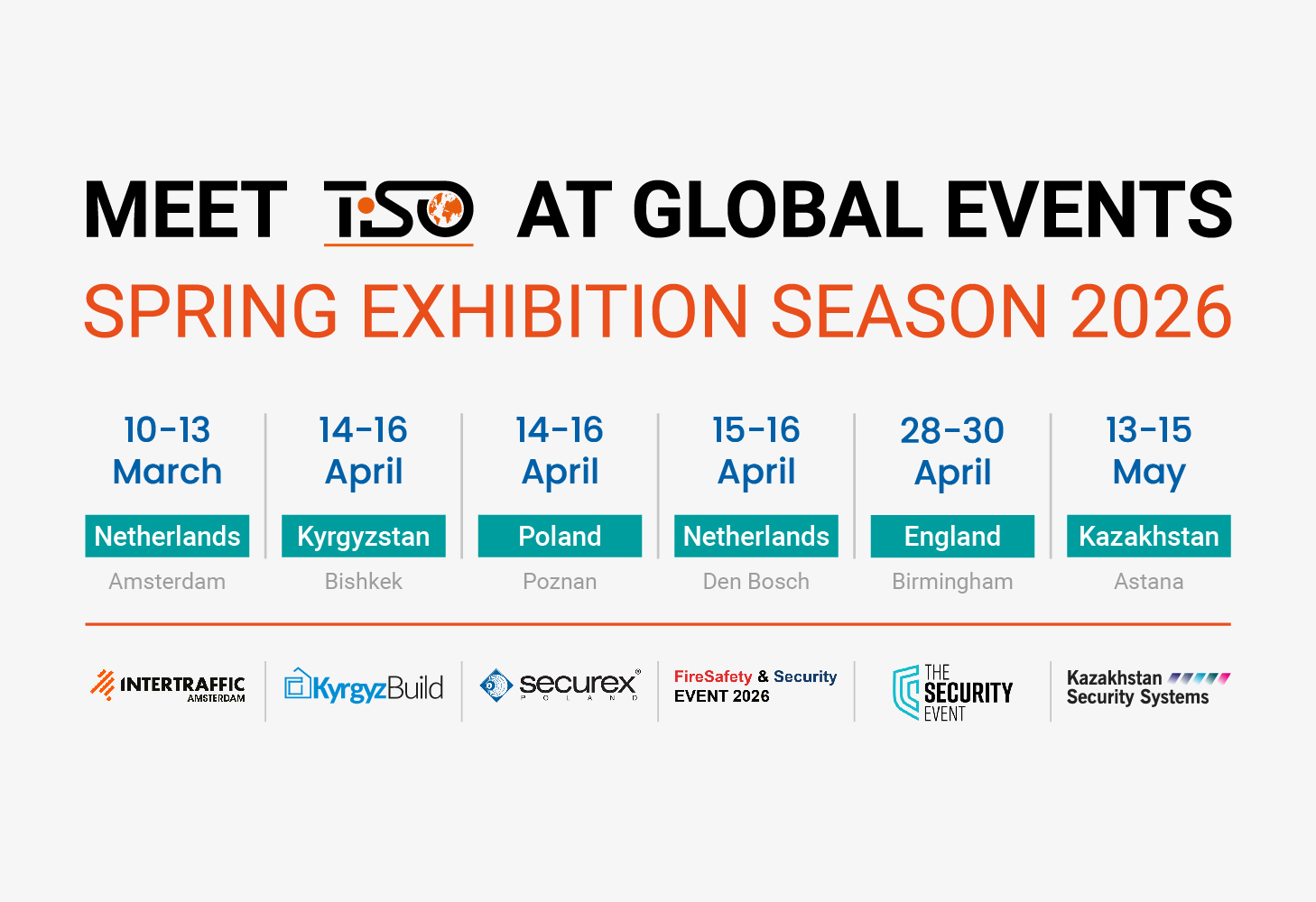 TiSO to Showcase Innovative Solutions at Global Trade Shows This Spring