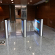 Sweeper Gate-GS e caixa de vidro, canal olímpico, Madri, Espanha