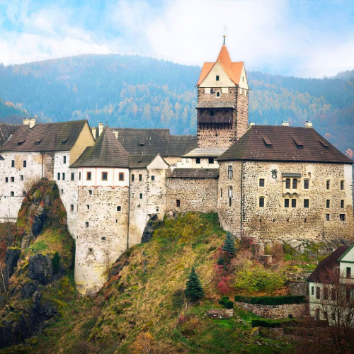 Castle Loket, Karlovy Vary, CZ